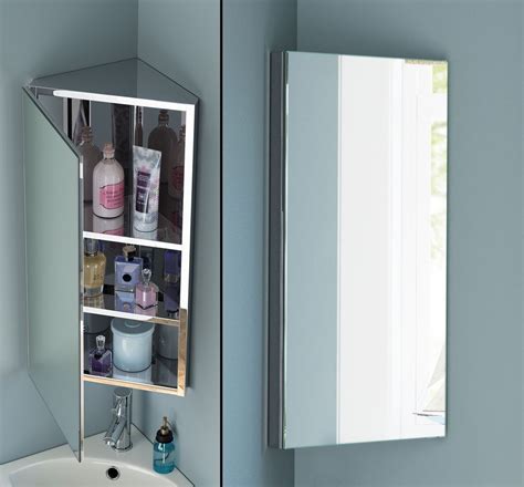 stainless steel bathroom corner cabinet with mirror|bathroom mirror cabinet with shelves.